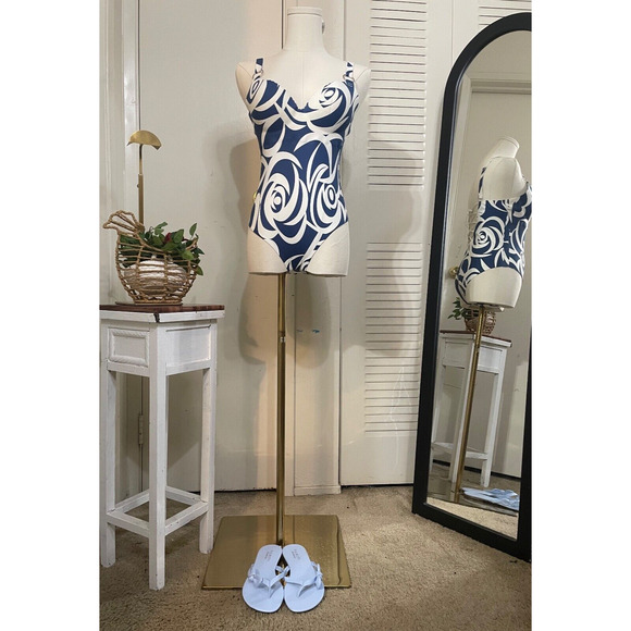 Baby Blue Talbots Bow Tie Thong Sandals Women's Size 7.5 Pre-owned - Picture 2 of 8